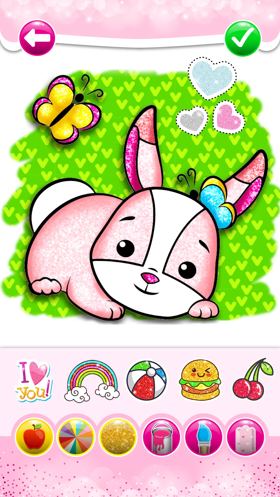 Butterfly Coloring game screenshot
