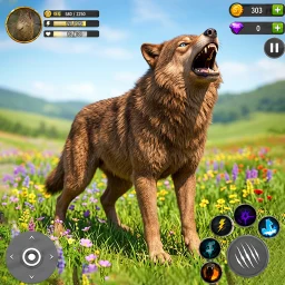 Wild Wolf Family Survival Sim icon