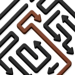 Symbol von Arrow Flow: Brain Puzzle, Home