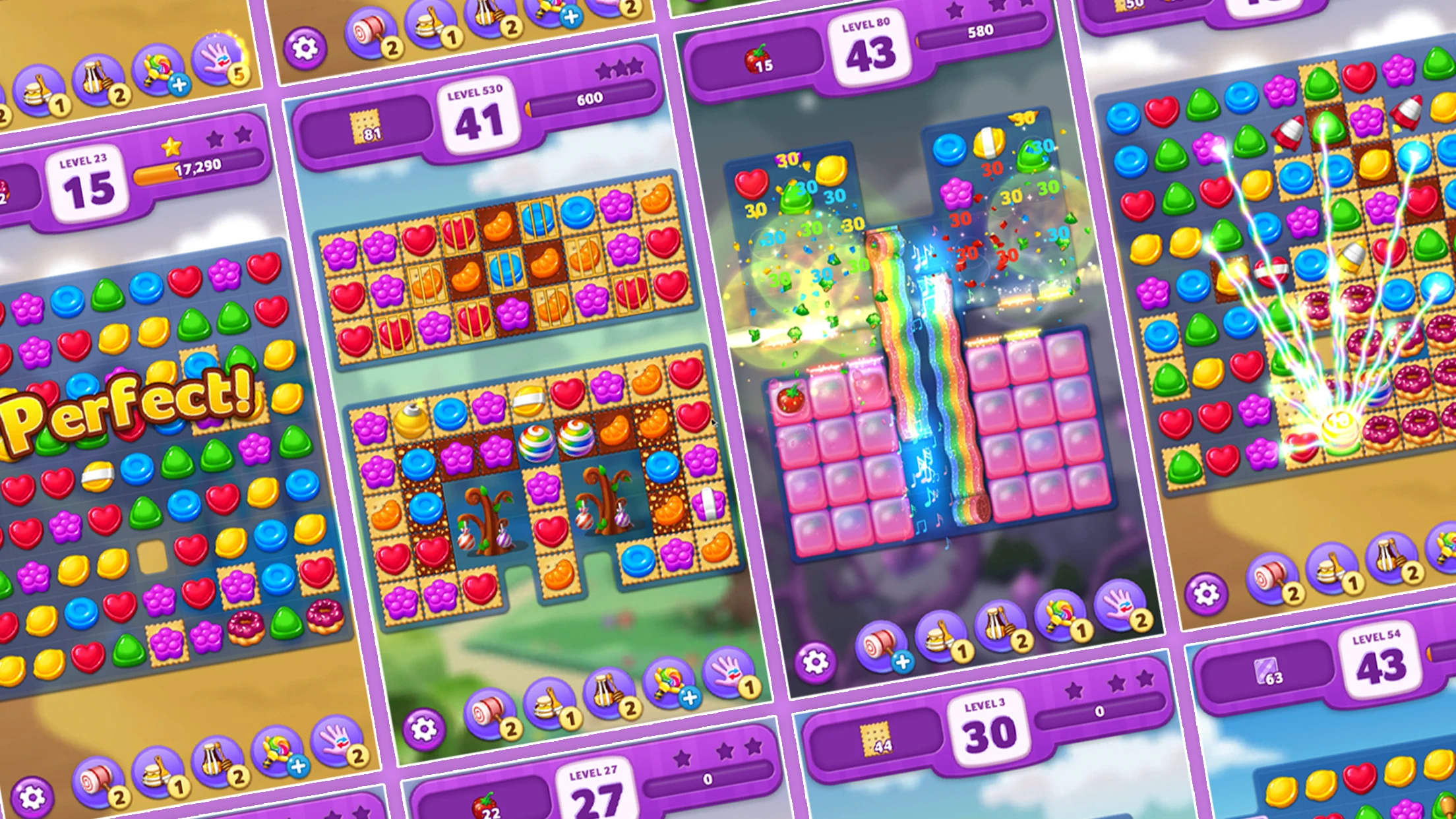 Lollipop: Sweet Taste Match 3 screenshot