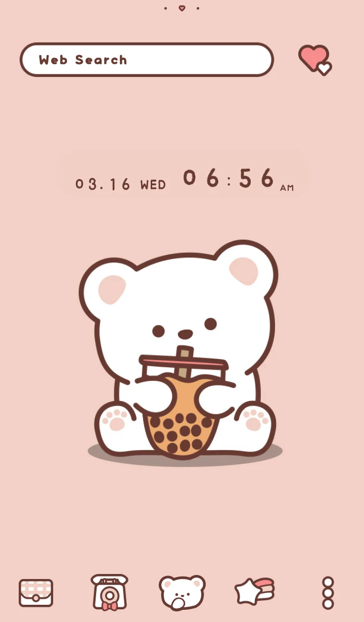 Bubble Tea Bear Theme +HOME screenshot
