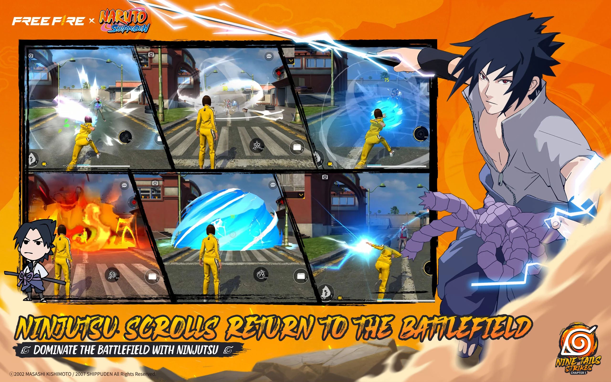Free Fire x NARUTO SHIPPUDEN screenshot