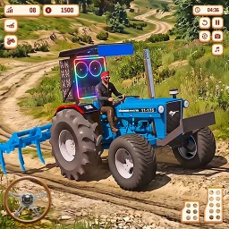 Indian Tractor Game Farming 3d のアイコン