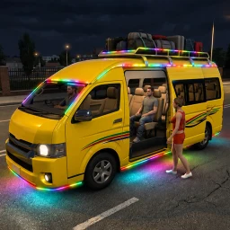 Ikon City Mini Van Transport Sim 3D