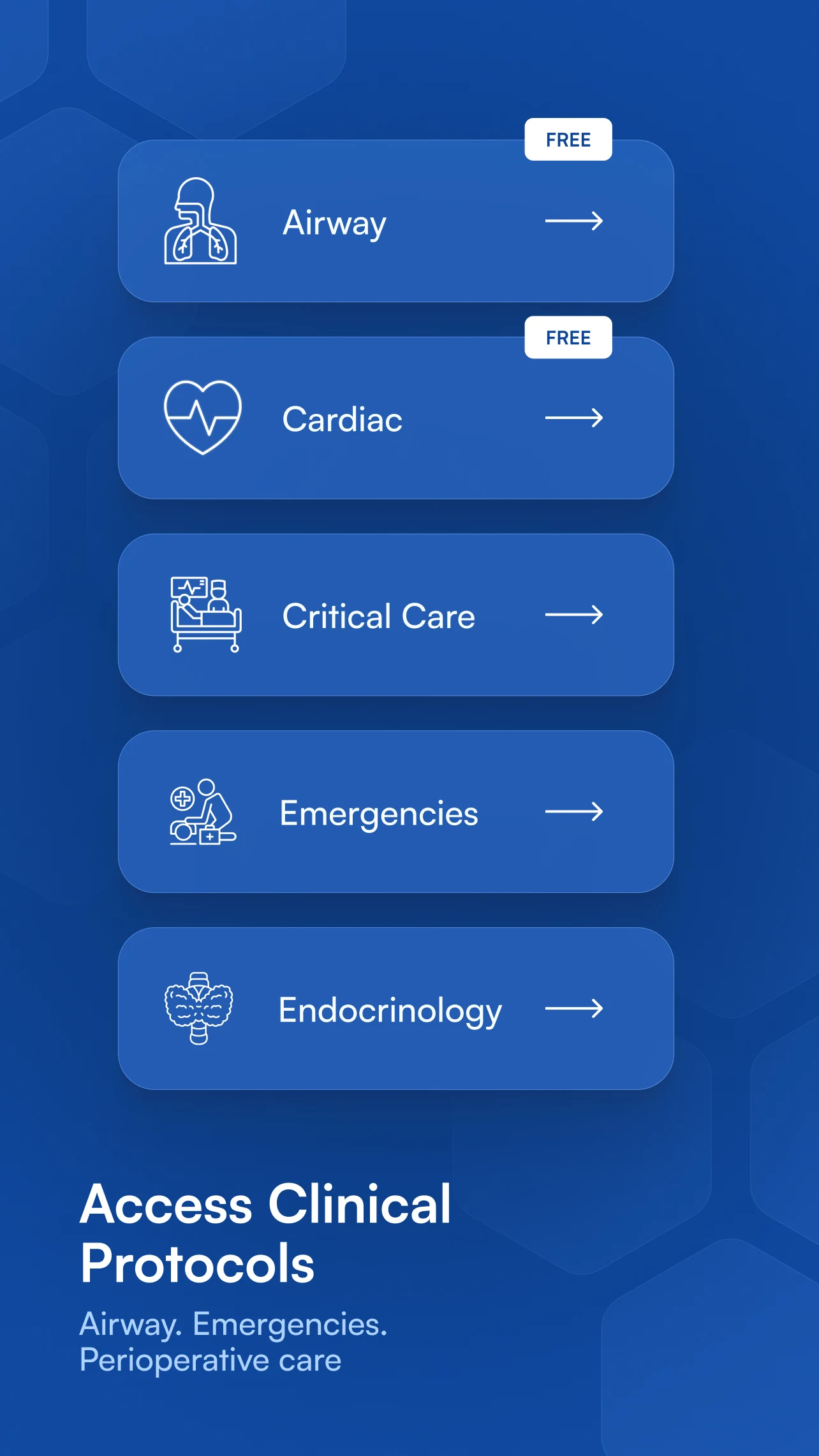 NYSORA Anesthesia Assistant screenshot