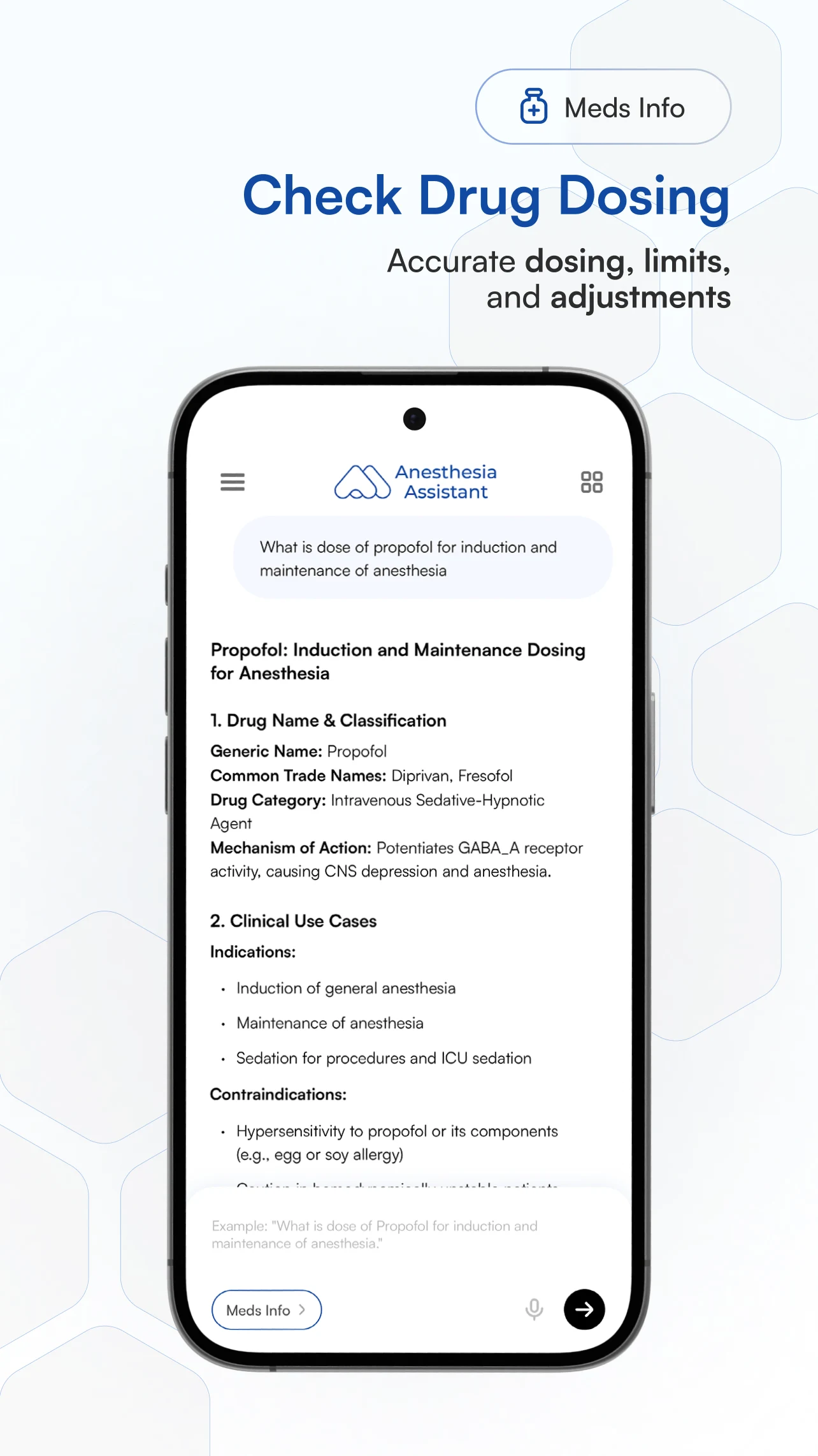 NYSORA Anesthesia Assistant screenshot