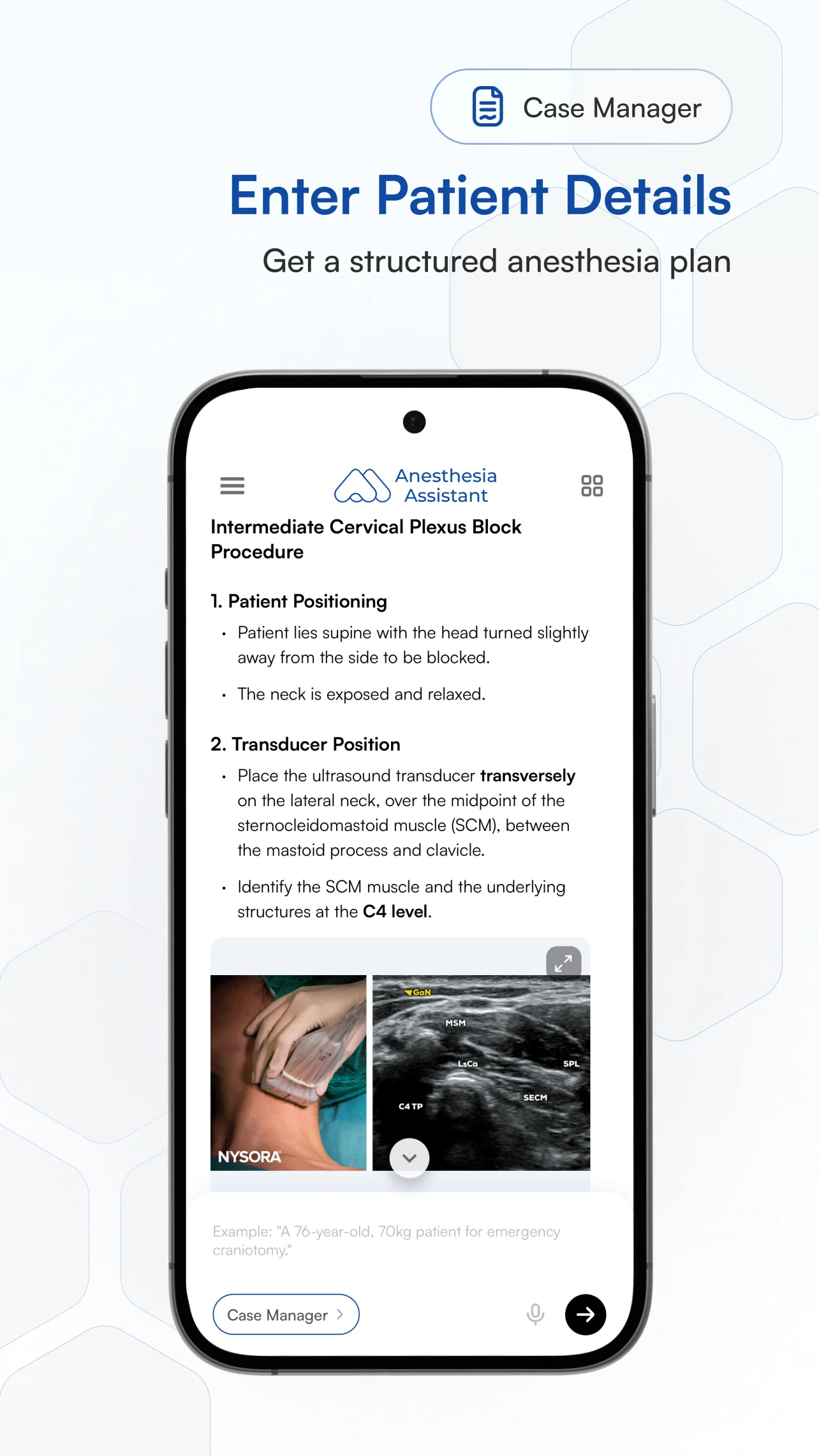 NYSORA Anesthesia Assistant screenshot