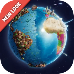 أيقونة Idle World - Build The Planet