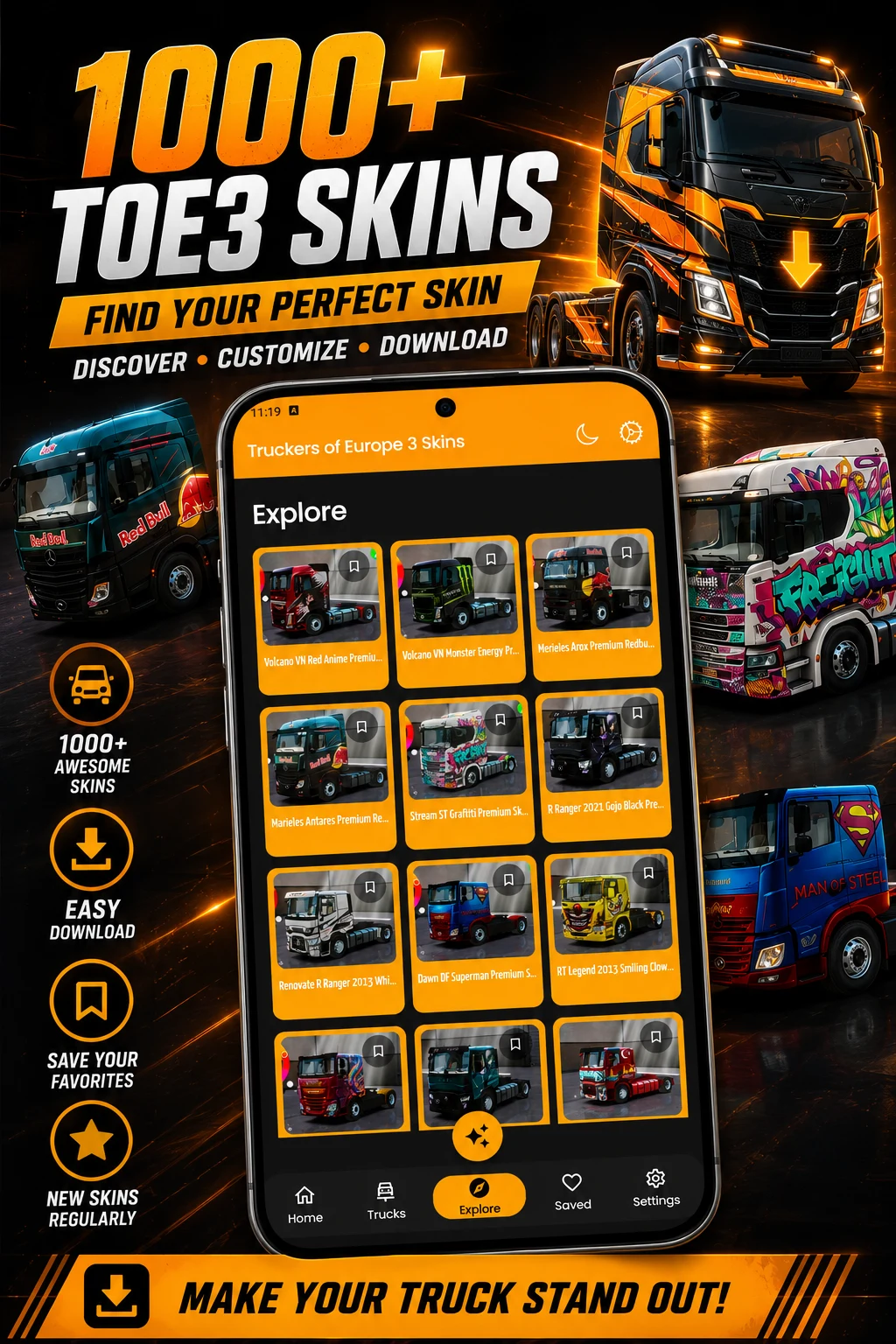 Truckers of Europe 3 Skins screenshot