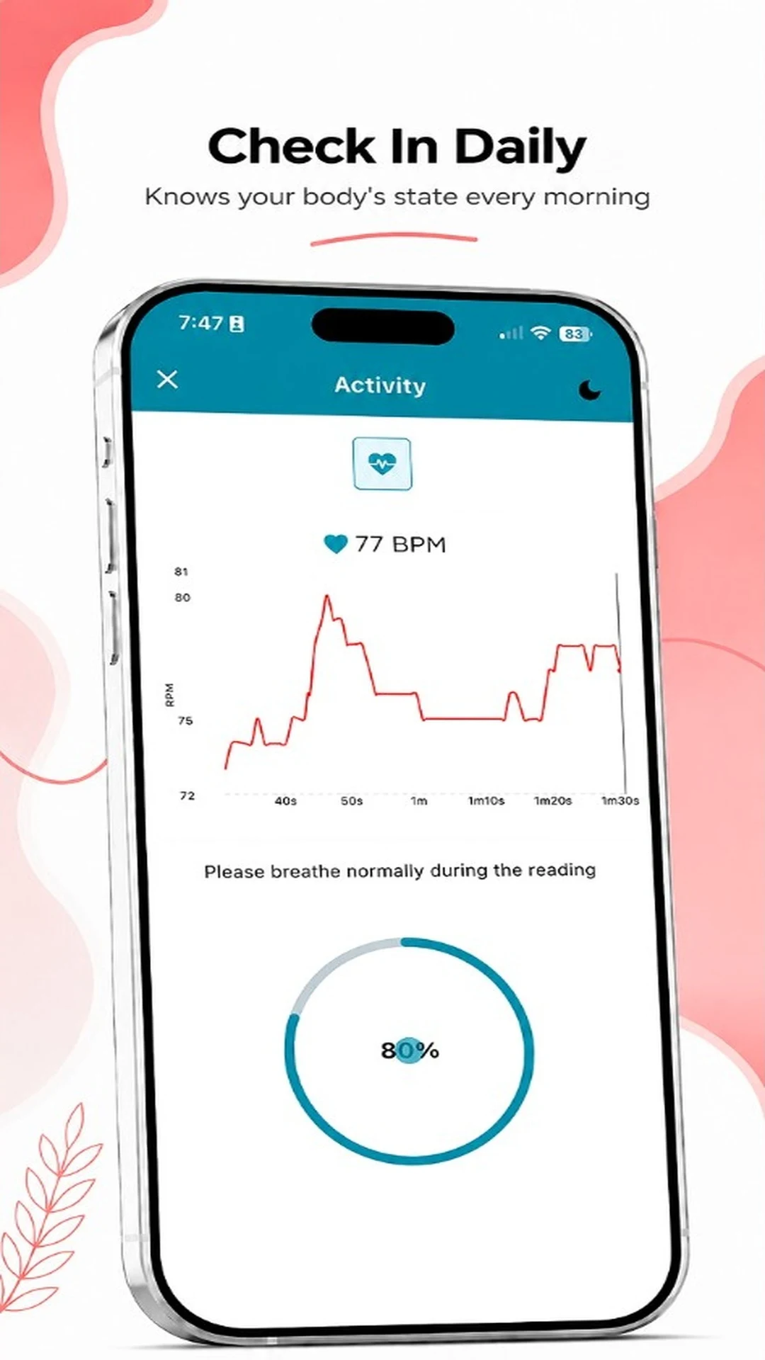 Optimal HRV: Biofeedback screenshot