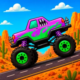 Monster Truck Car Racing Games simgesi