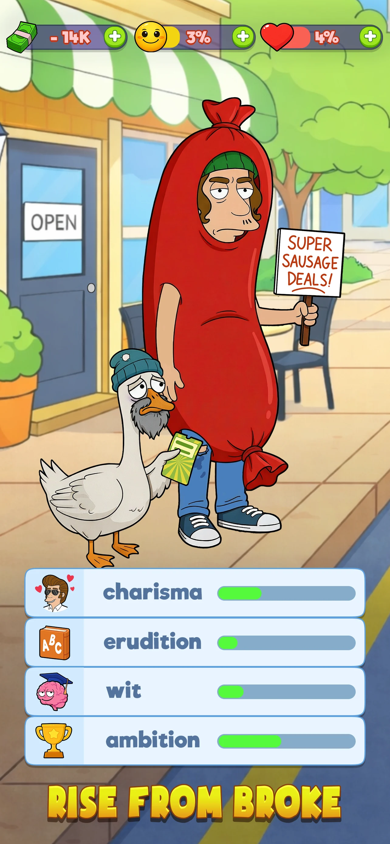 Billy Broke: Idle Simulator screenshot