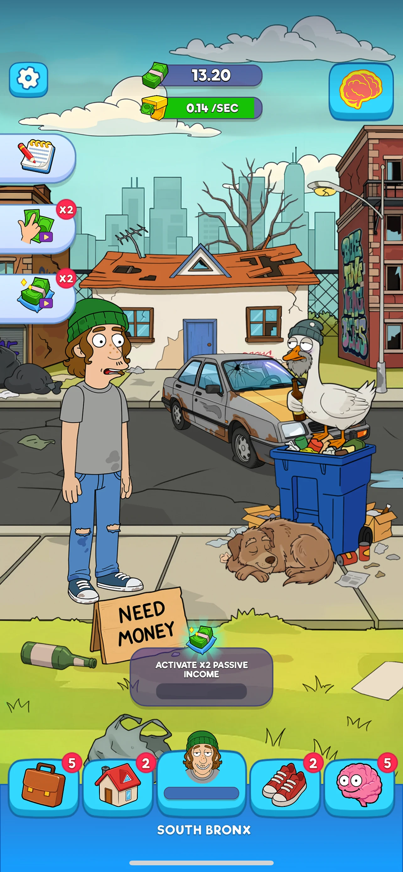 Billy Broke: Idle Simulator screenshot