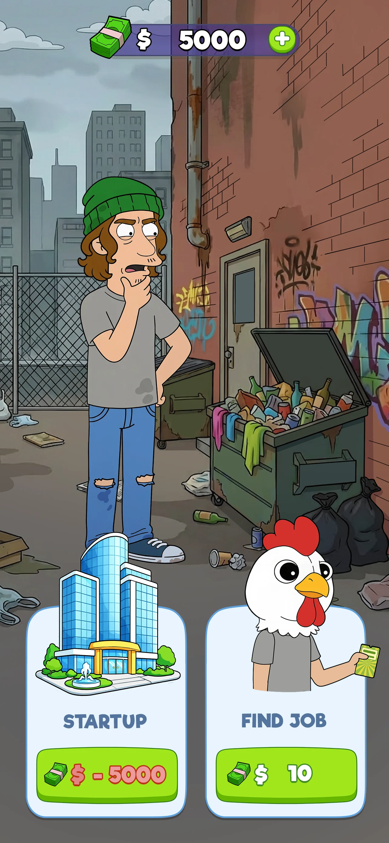 Billy Broke: Idle Simulator screenshot