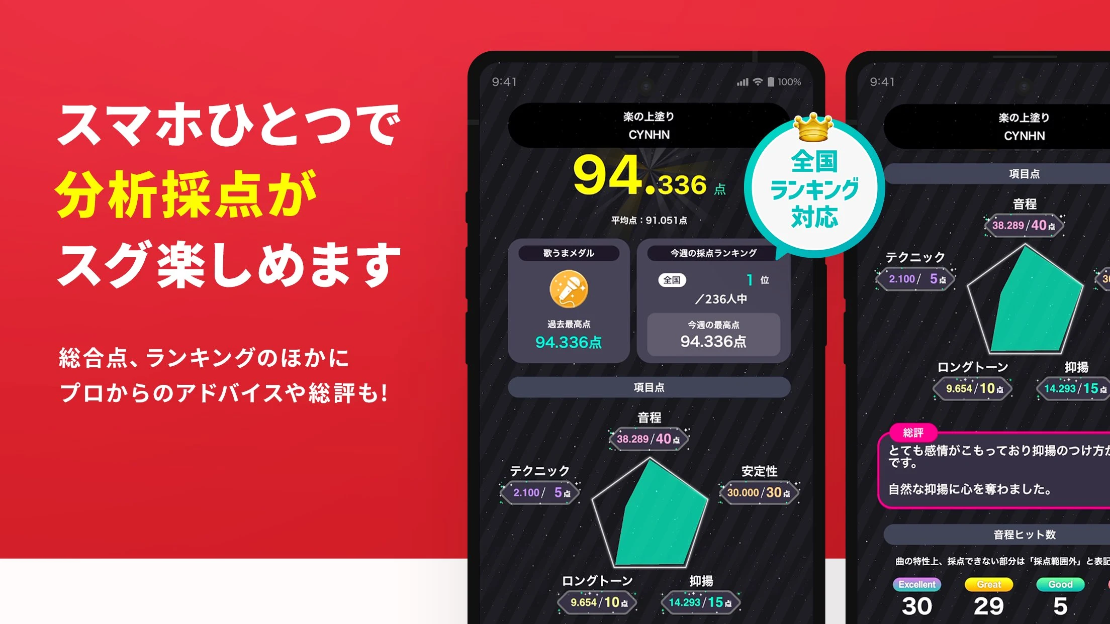 分析採点JOYSOUND screenshot
