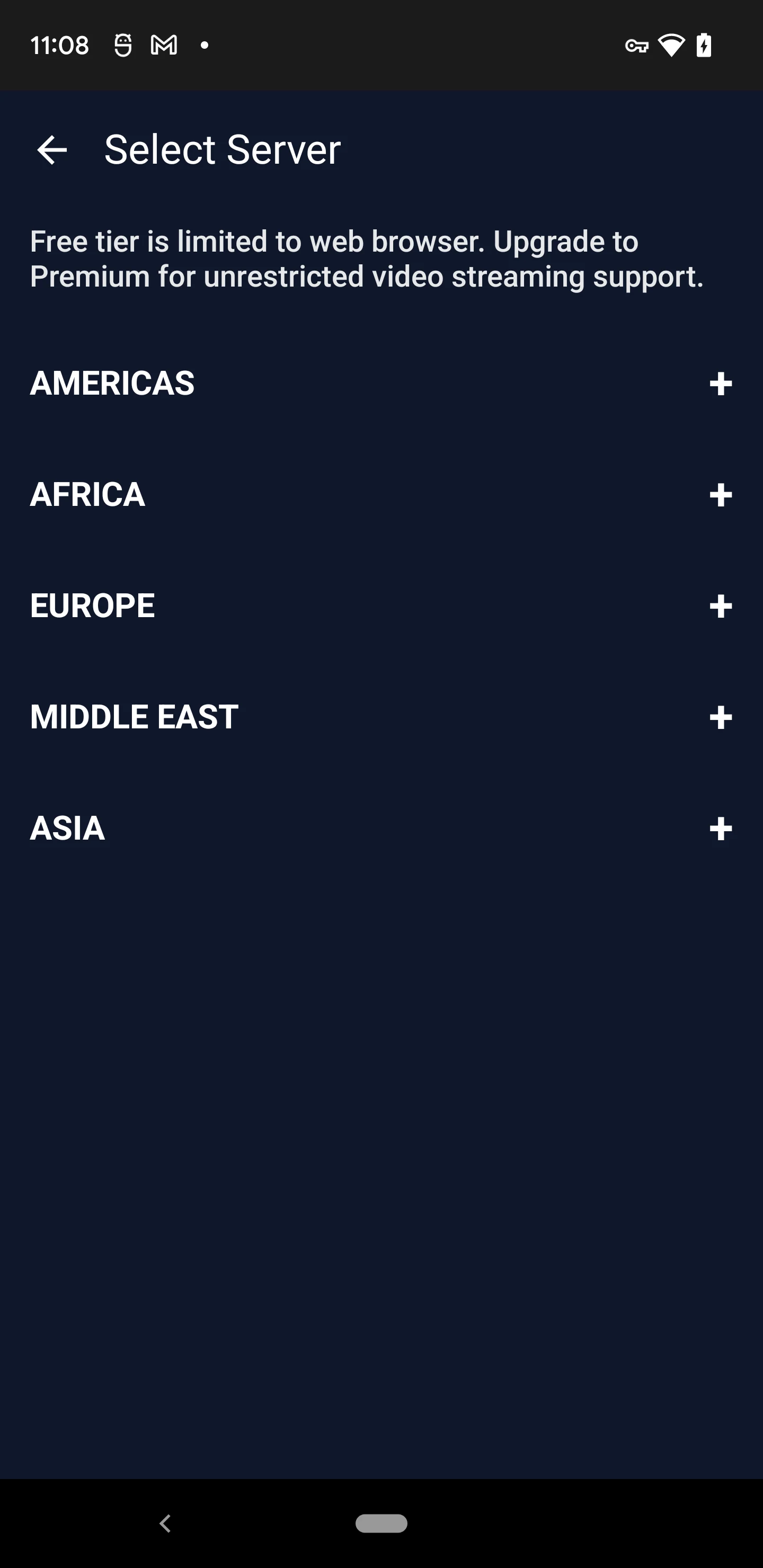 QuickConnect VPN screenshot