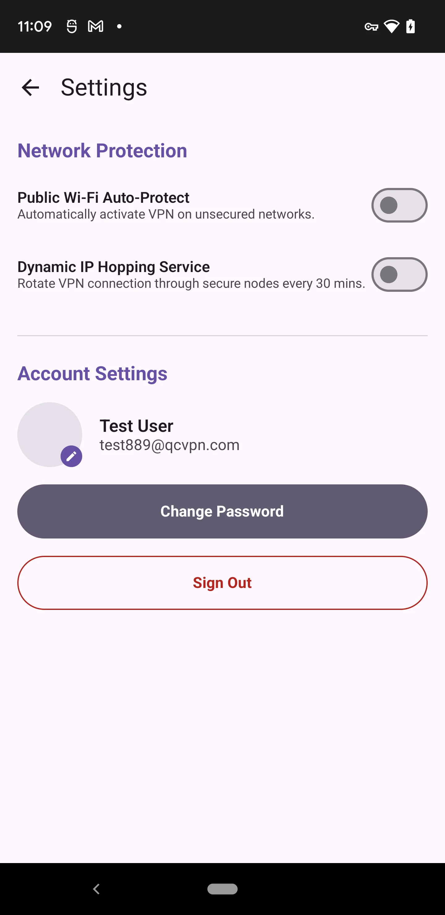 QuickConnect VPN screenshot
