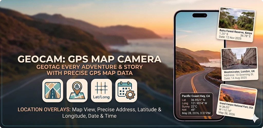 GeoCam-GPS Map Camera screenshot