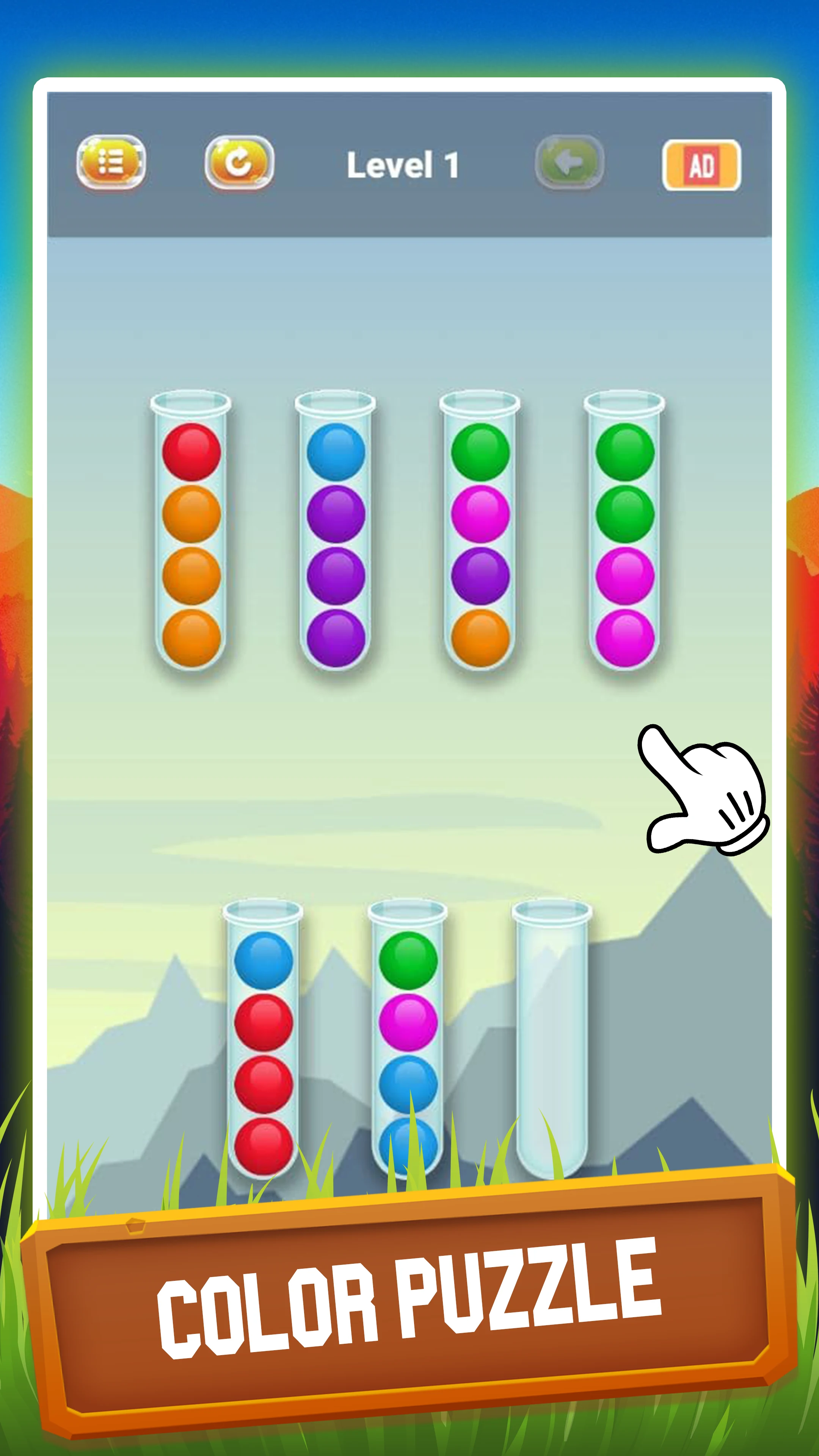 Ball Sort: Color Puzzle screenshot