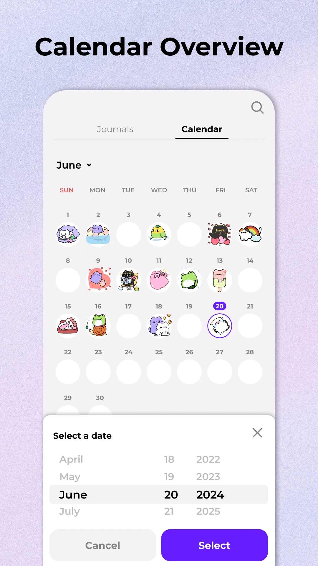 Miuu Note: Cute Diary Journal screenshot