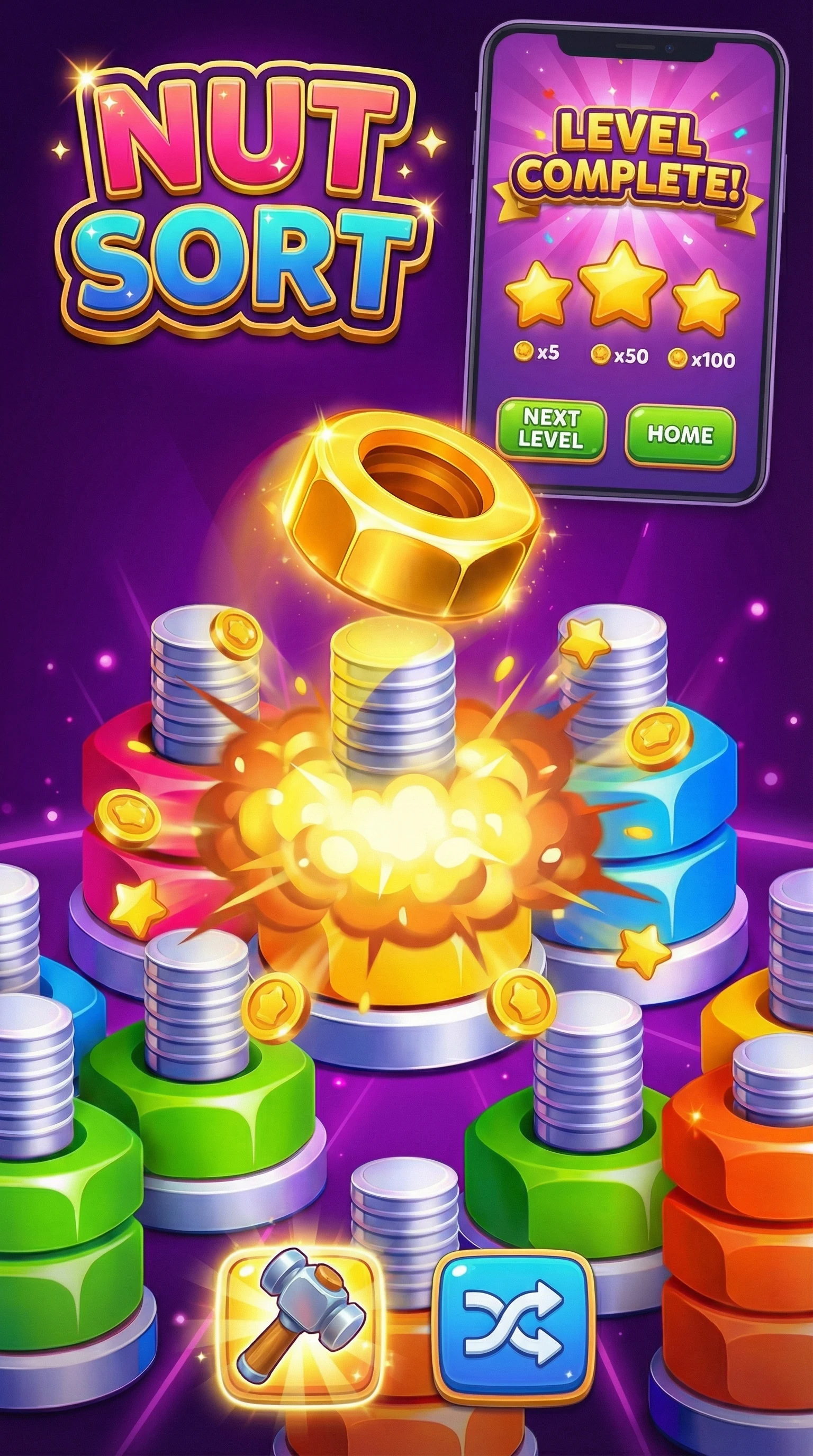 Nut Sort Stories screenshot