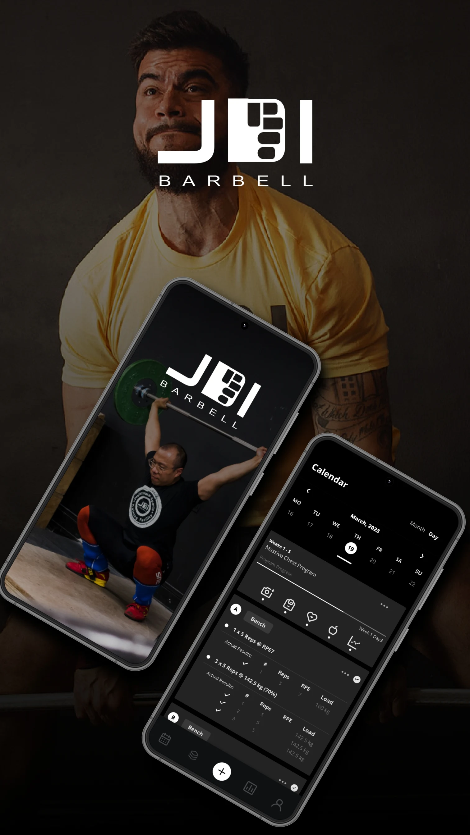JDI Barbell's App screenshot