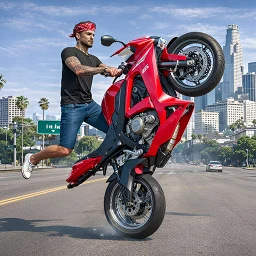 أيقونة Wheelie Bike Stunt Master 3D