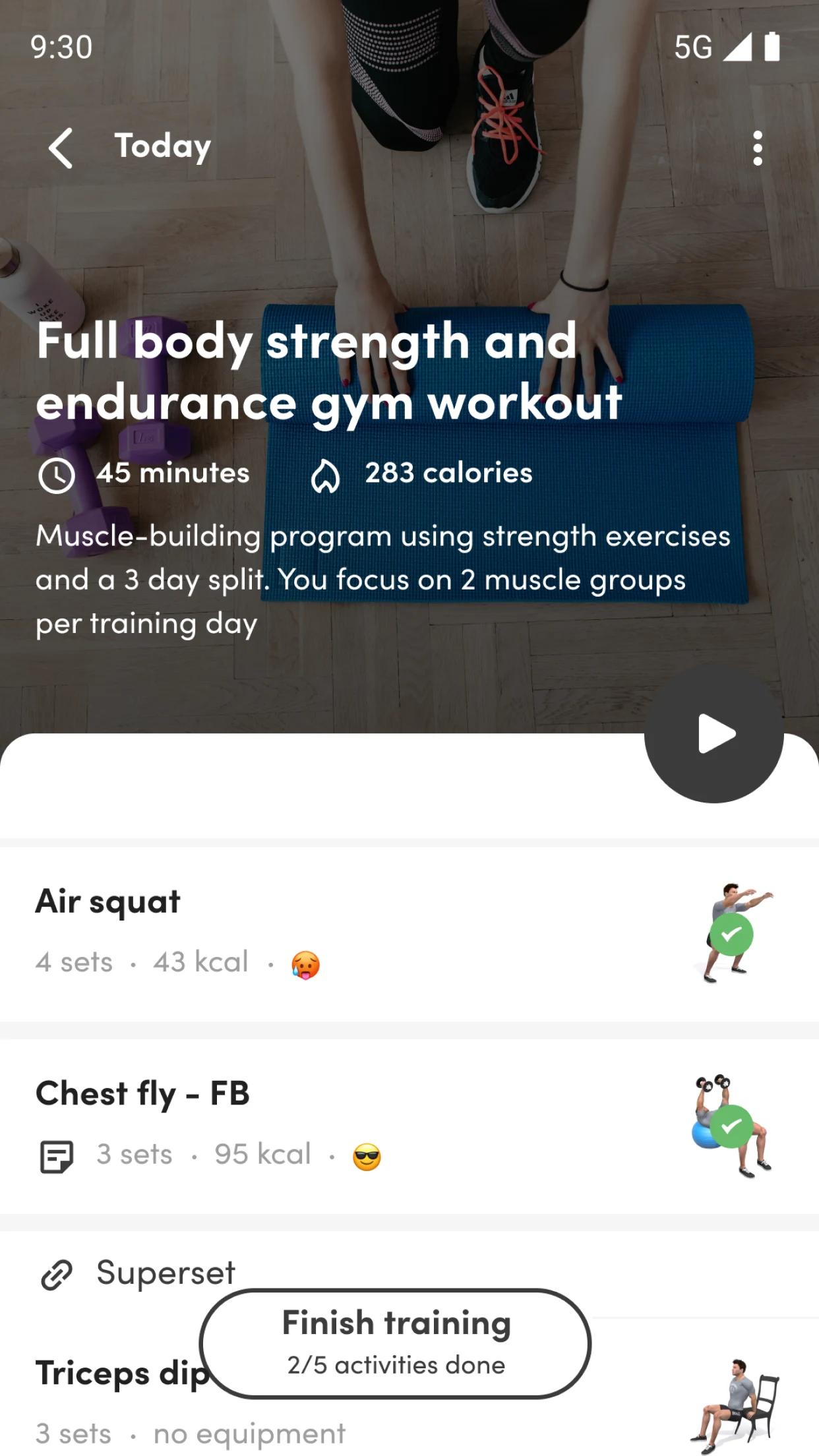 UMA GYM APP screenshot