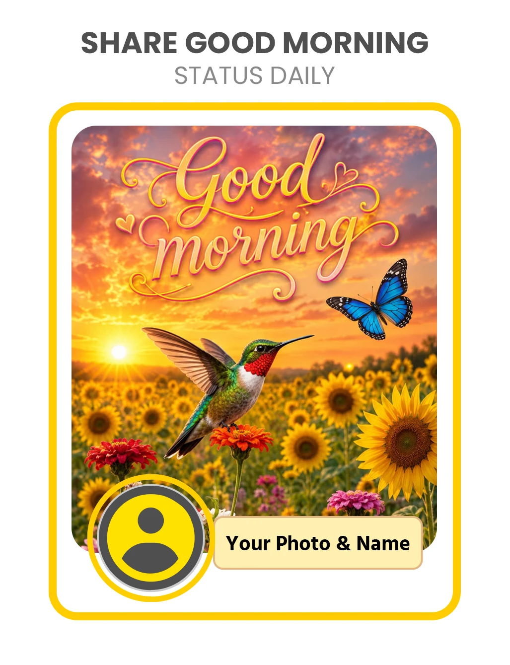 Inpix: Status with your Photo screenshot