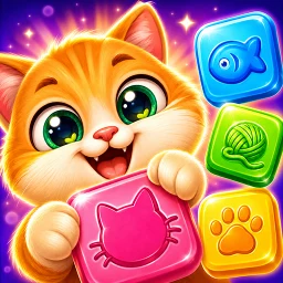 Ikon Cute Cats: Triple Tile Puzzle