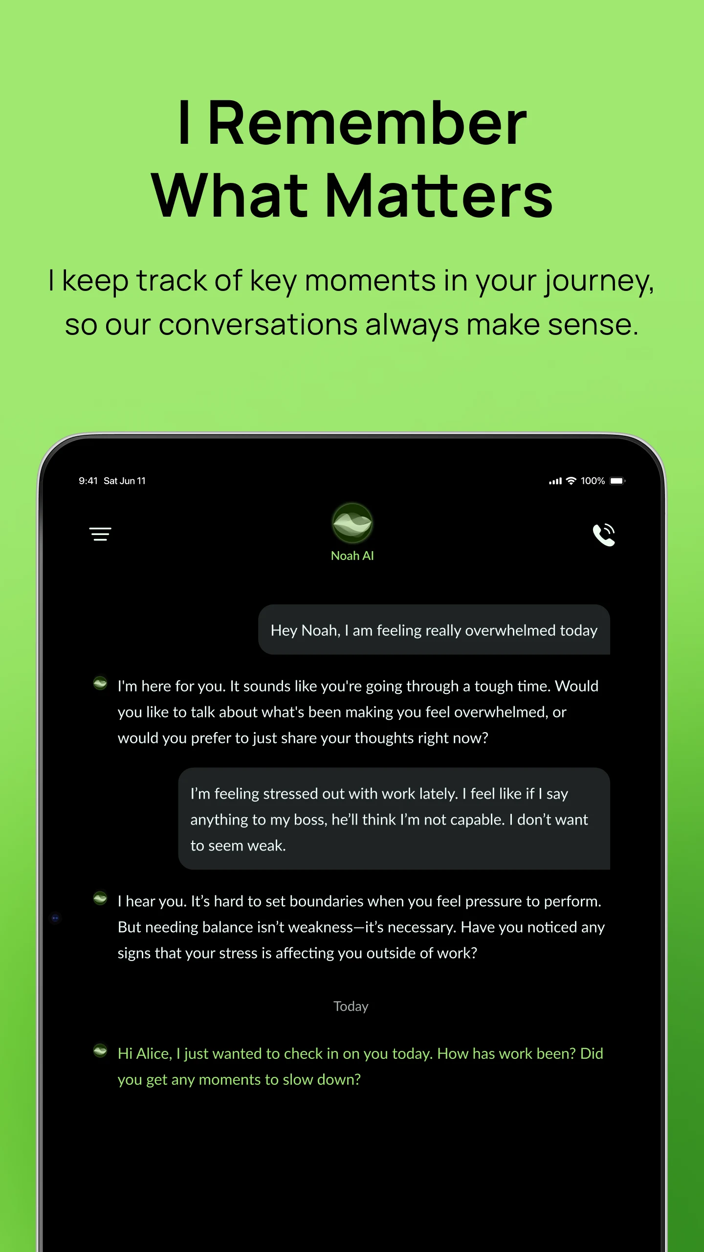Noah - Your AI Therapist screenshot