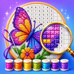 Cross Stitch: Paint By Numbers