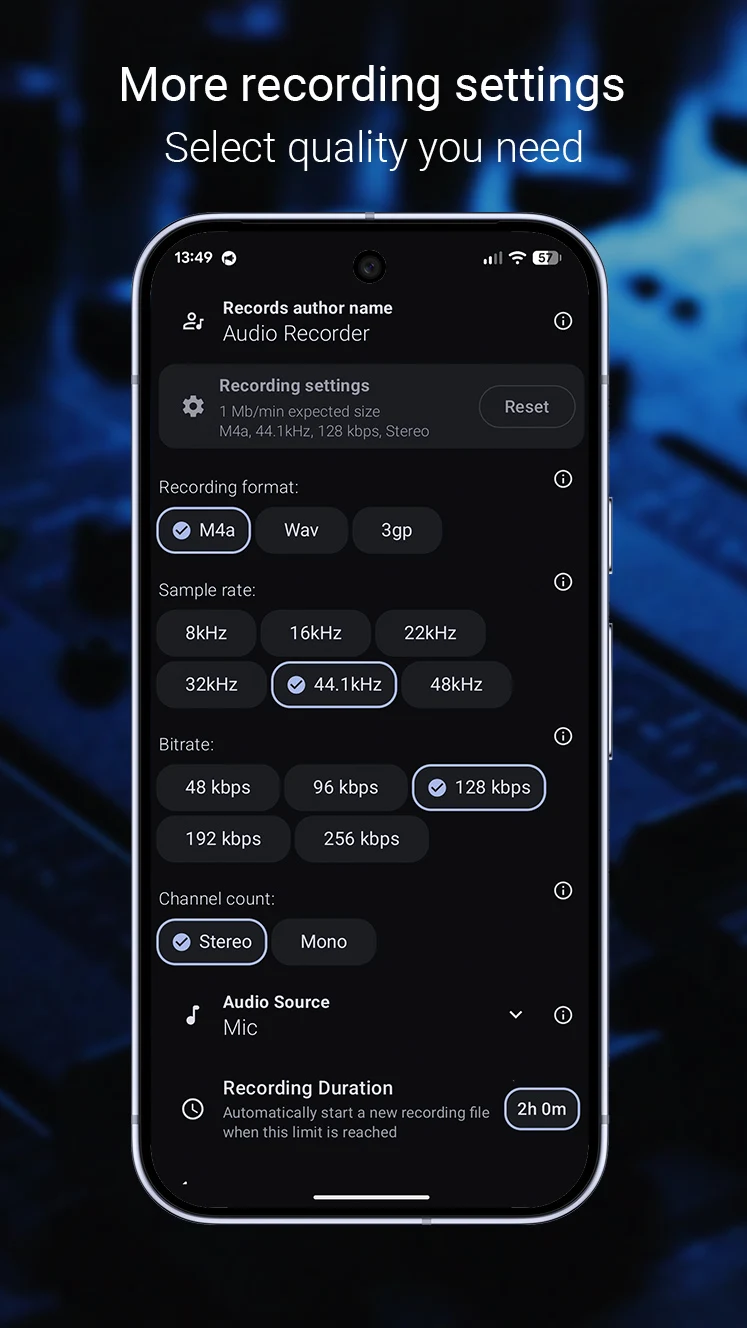 Audio Recorder screenshot
