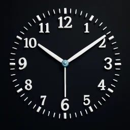 Klassische Uhr -Sekundenzeiger