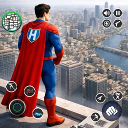 Spider Ropehero Rescue Mission icon