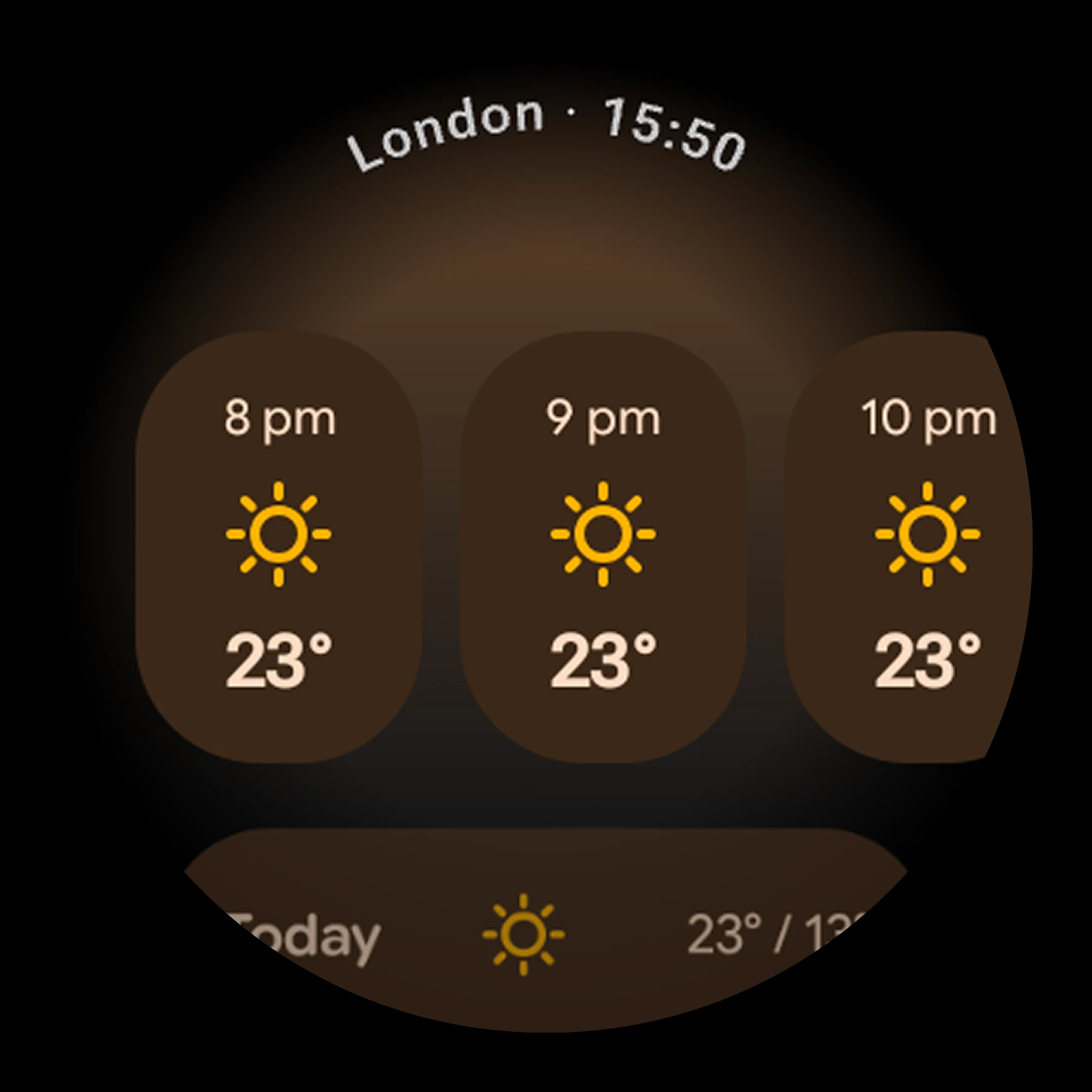 Gradient Weather screenshot