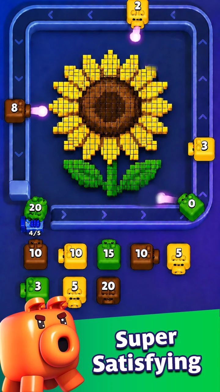 Flow Pixel: Block Color Puzzle screenshot