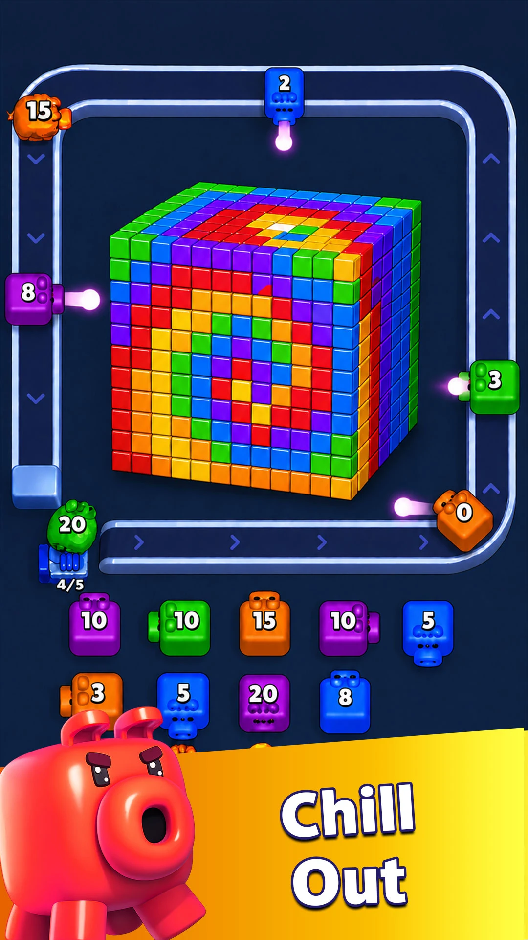 Flow Pixel: Block Color Puzzle screenshot