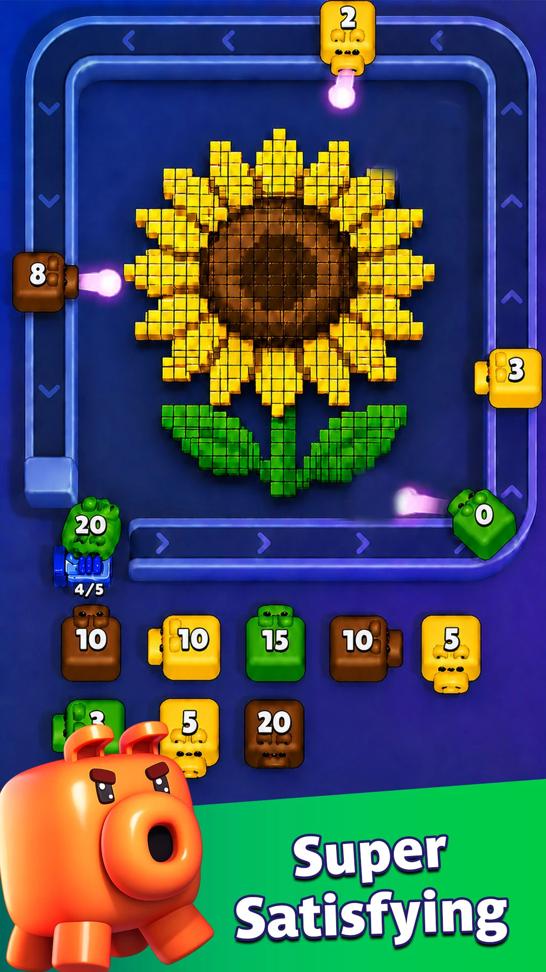 Flow Pixel: Block Color Puzzle screenshot