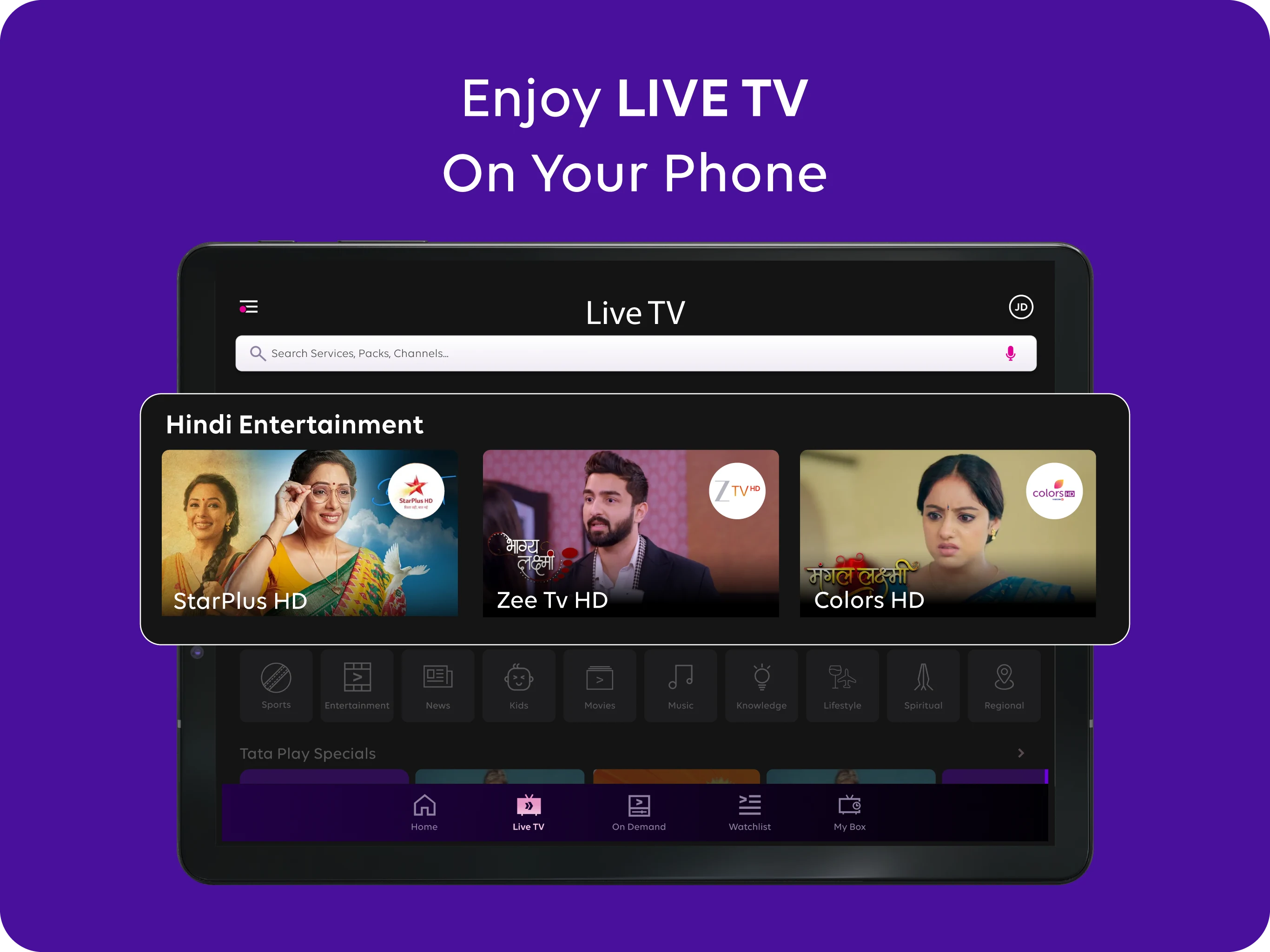Tata Play - Live TV & DTH Pack screenshot