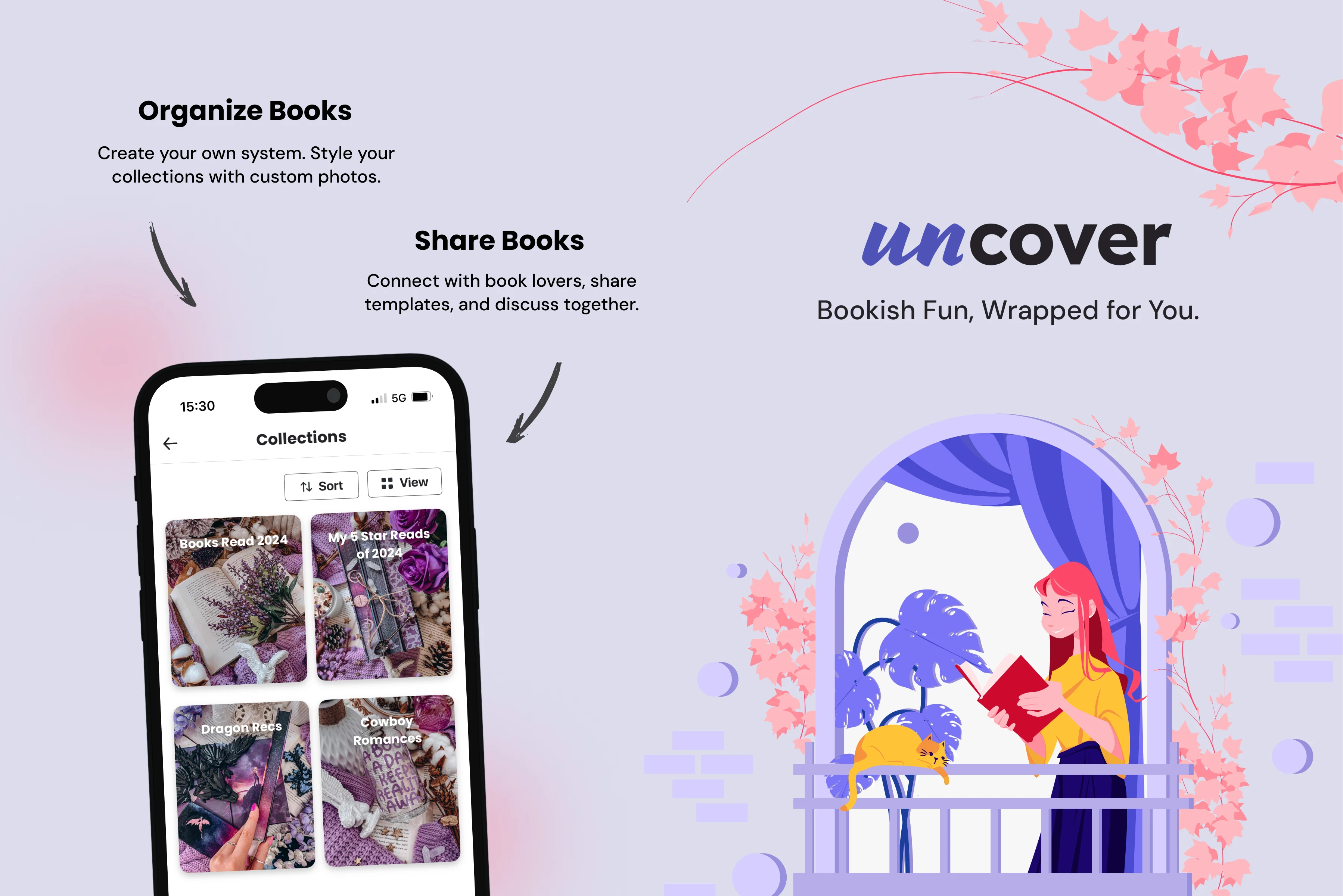 Uncover - Bookish App screenshot