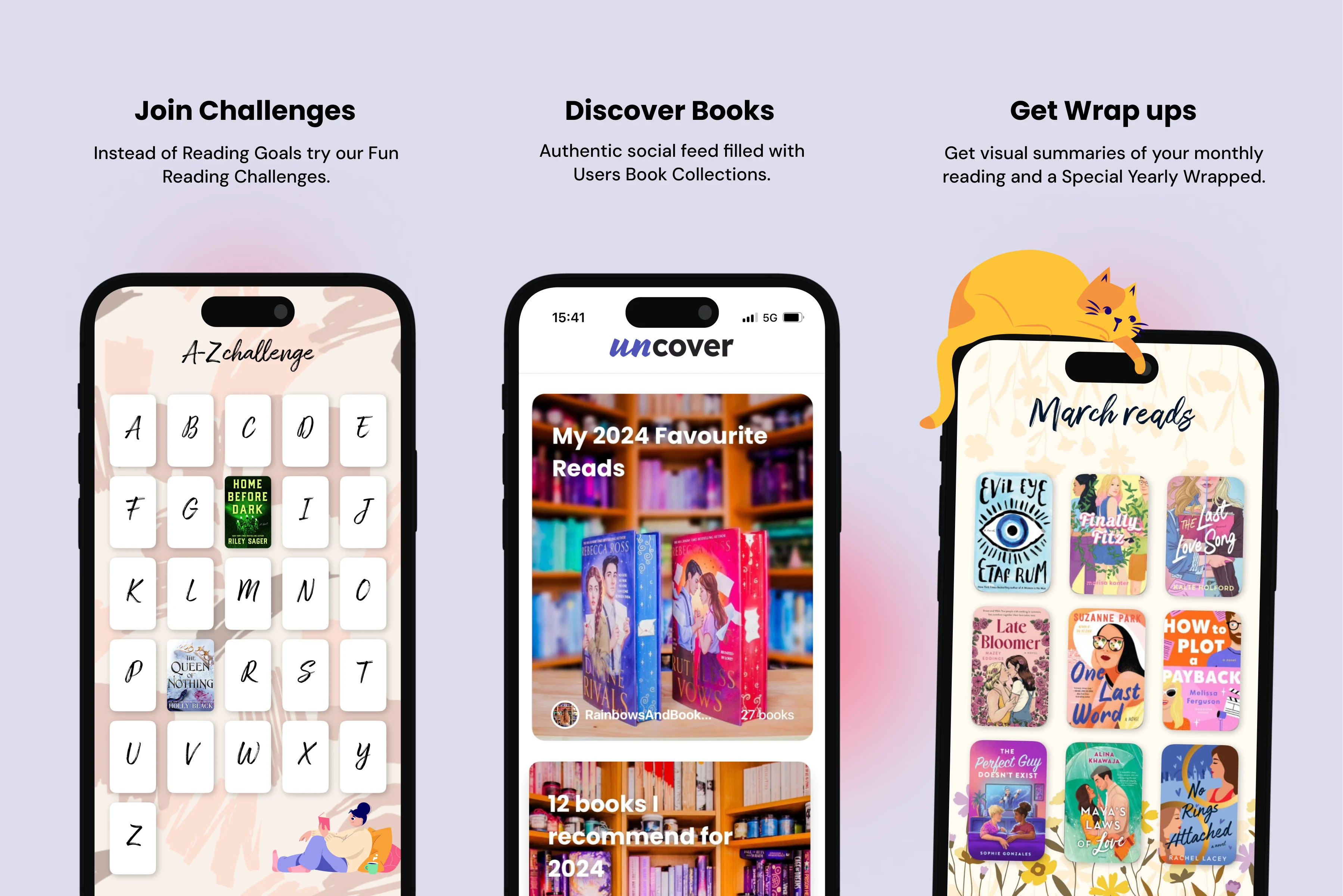 Uncover - Bookish App screenshot