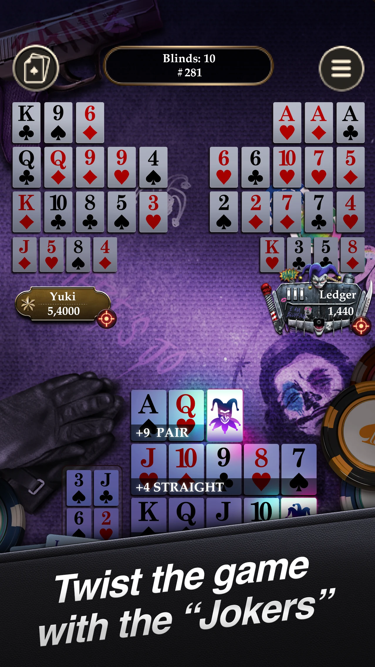 OFC: Pineapple Poker screenshot