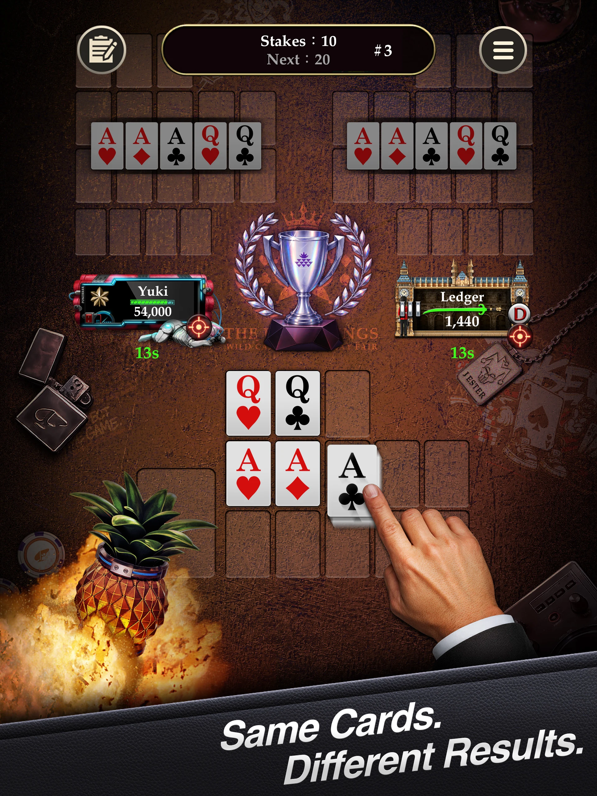 OFC: Pineapple Poker screenshot