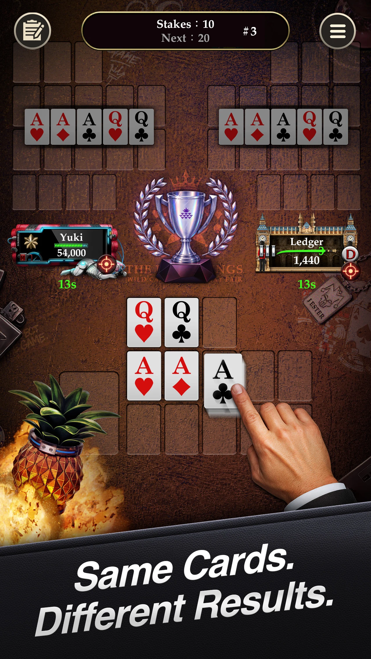 OFC: Pineapple Poker screenshot