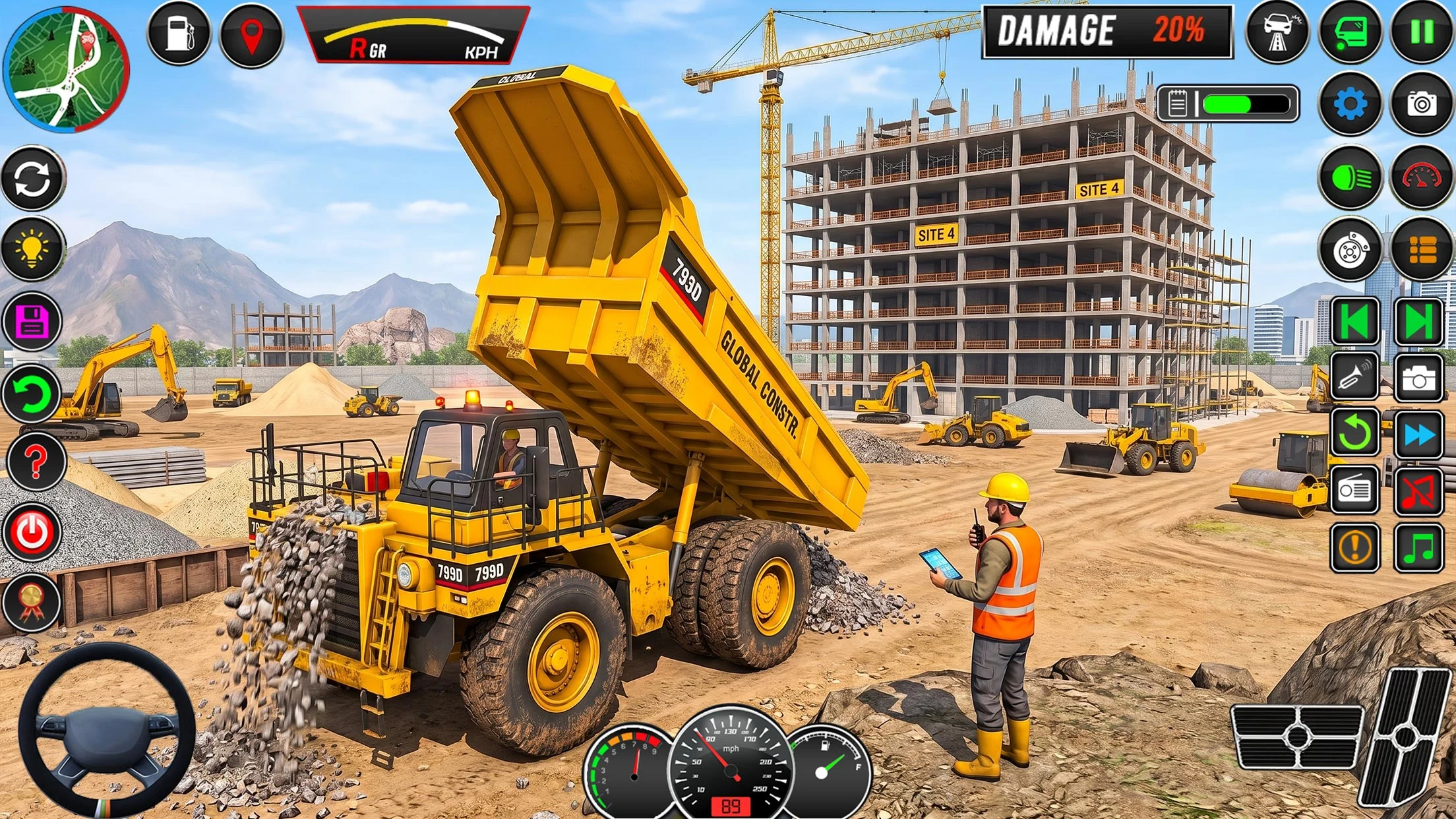 Excavator Road Construction 27 screenshot