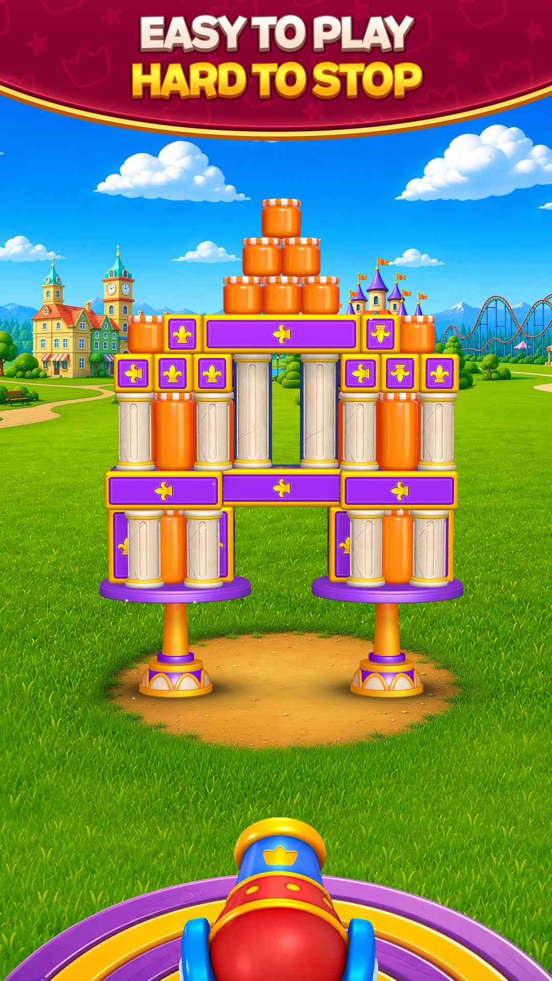 Royal Smash! - Physics Puzzle screenshot