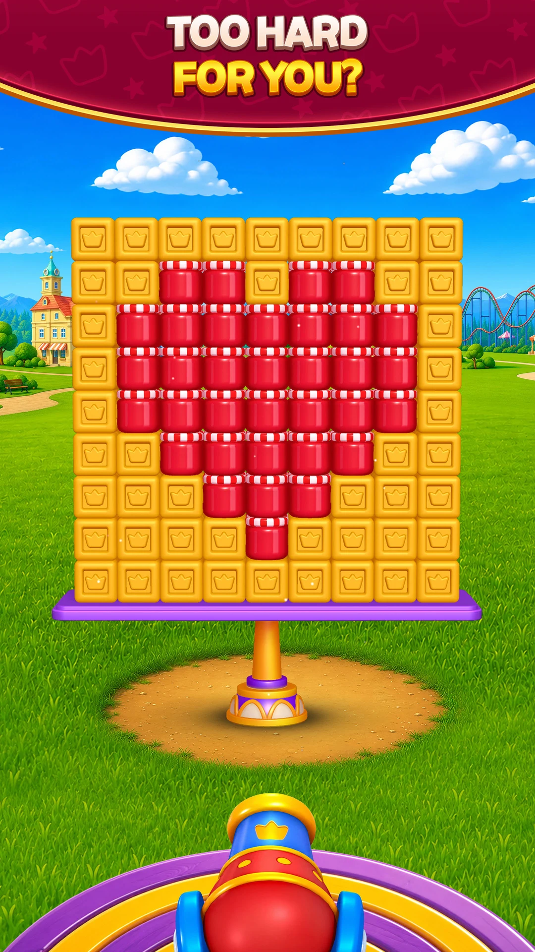 Royal Smash! - Physics Puzzle screenshot