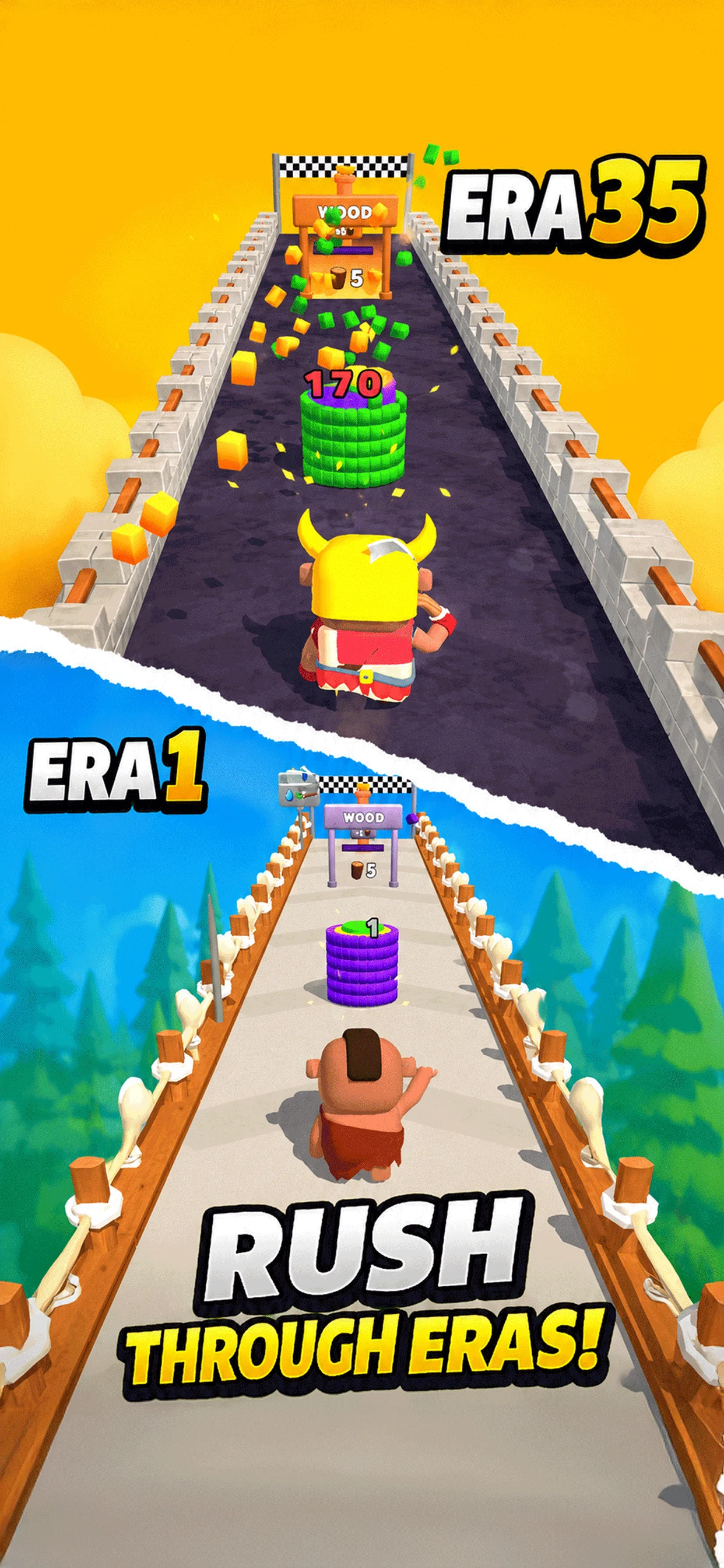 Slide & Smash: Rails Age screenshot