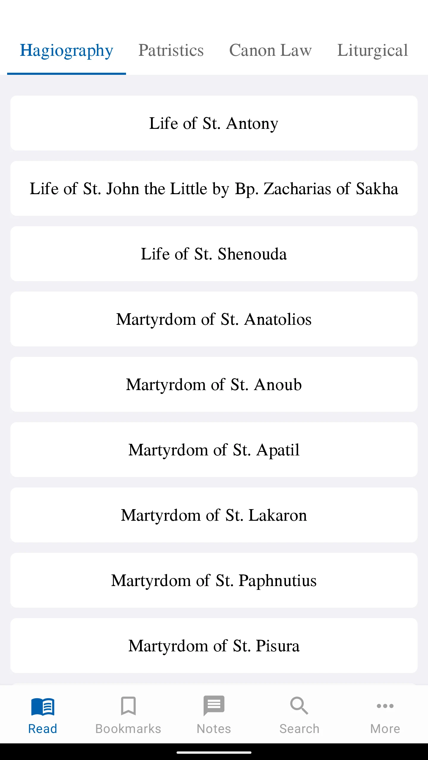 Coptic Literature screenshot
